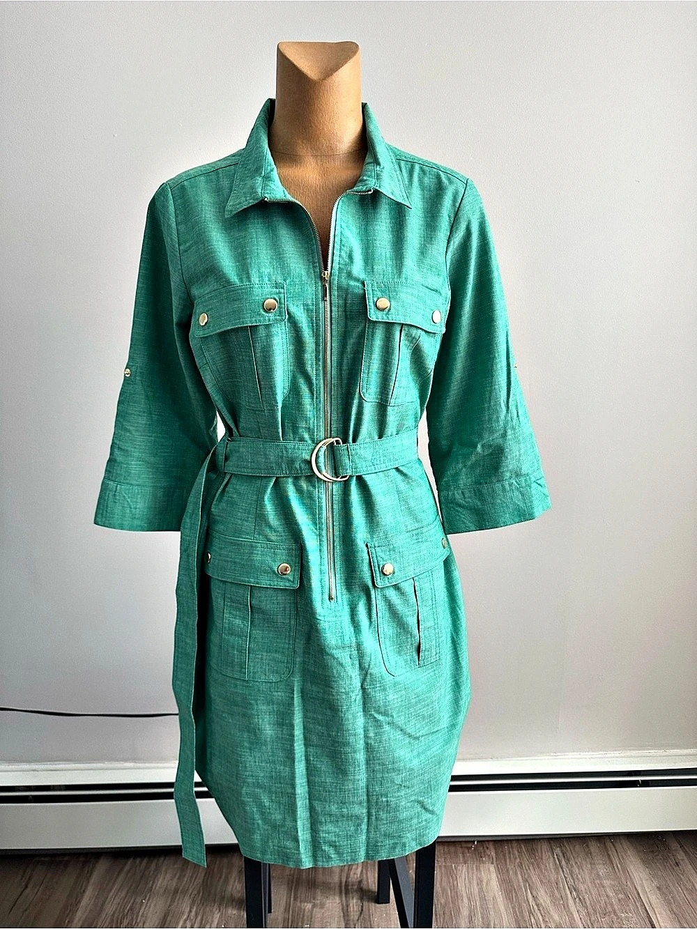 NWOT utility style midi dress
